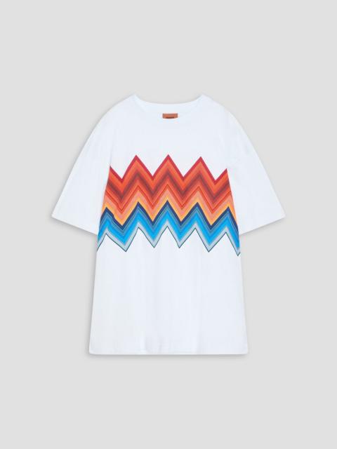 Missoni Printed cotton-jersey T-shirt