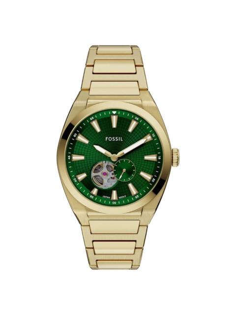Other Designers Fossil Everett Automatic Green Dial Men's Watch ME3276