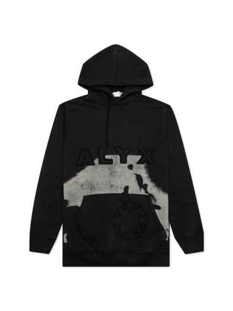 1017 ALYX 9SM 1017 ALYX 9SM COW PRINT HOODIE - BLACK