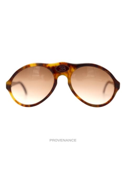 Other Designers Bugatti Teardrop Logo Sunglasses - Havanna Brown