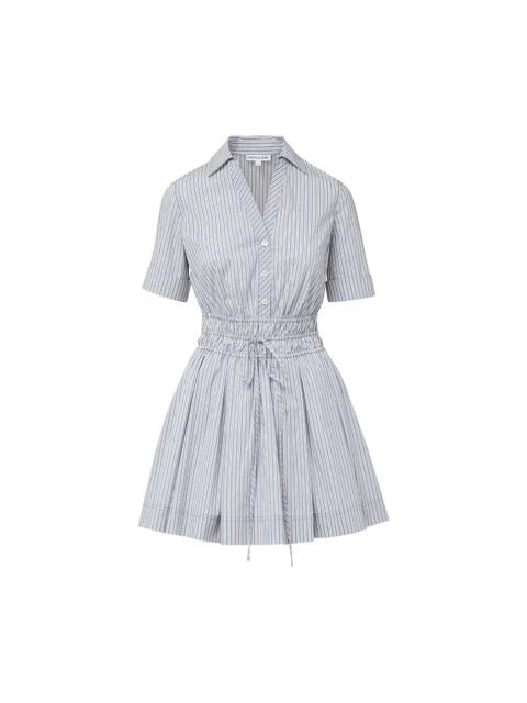 VERONICA BEARD SUSAN STRIPED MINI DRESS