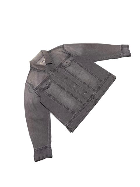 Other Designers Japanese Brand - Kansai Yamamoto Kansai Jeans Grey Wash Denim Trucker Jacket