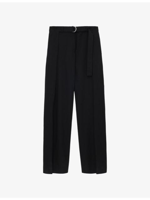 Loewe Pleated Belated Wool Trousers