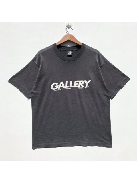 Other Designers 🔥Distressed🔥80s Vintage Gallery Magazine Sexy Women Shirt