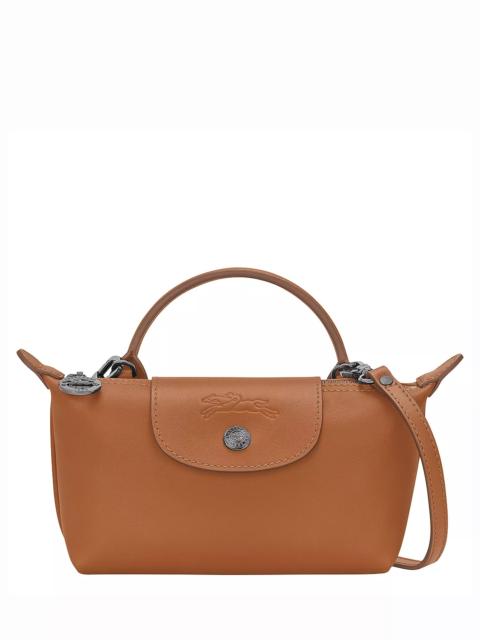 Longchamp Le Pliage Xtra Leather Mini Crossbody Pouch