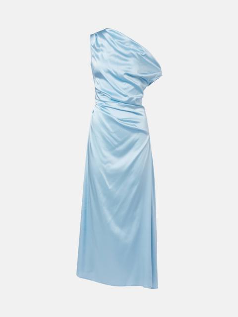 STAUD Phare silk-blend satin cocktail dress