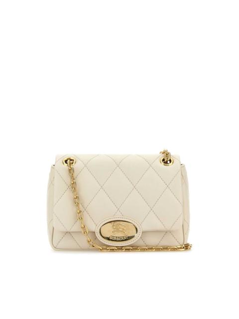 Burberry Burberry Ivory Leather Small Strand Shoulder Bag
