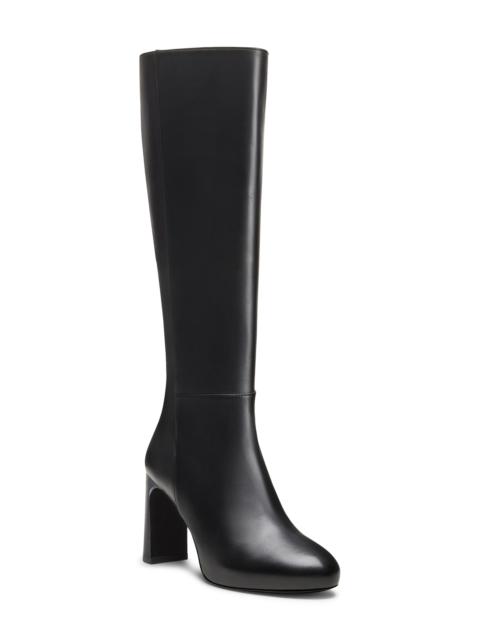 Stuart Weitzman Stuart Weitzman Babette Platform Boot in Black/Black at Nordstrom