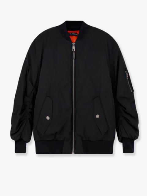 Dolce & Gabbana Nylon Jacket With Wrinkled Effect