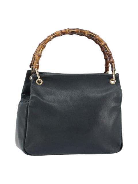GUCCI Bamboo leather handbag