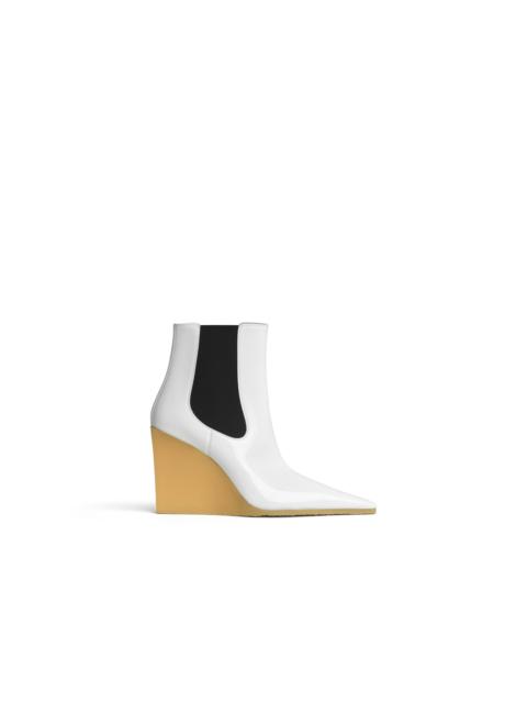 Alaïa WEDGE ANKLE BOOTS IN PATENT LEATHER