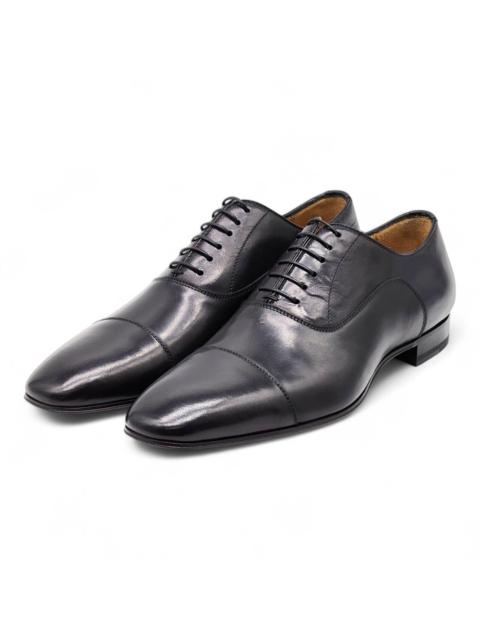 Greggo Leather Oxford Shoes Black EU 40.5 US 7.5 - $995 NWB