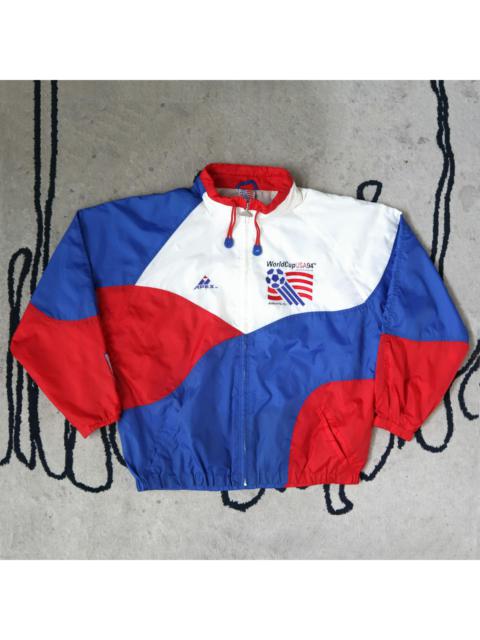 Other Designers Vintage - RARE Embroidered Big Logo Bomber Windbreaker
