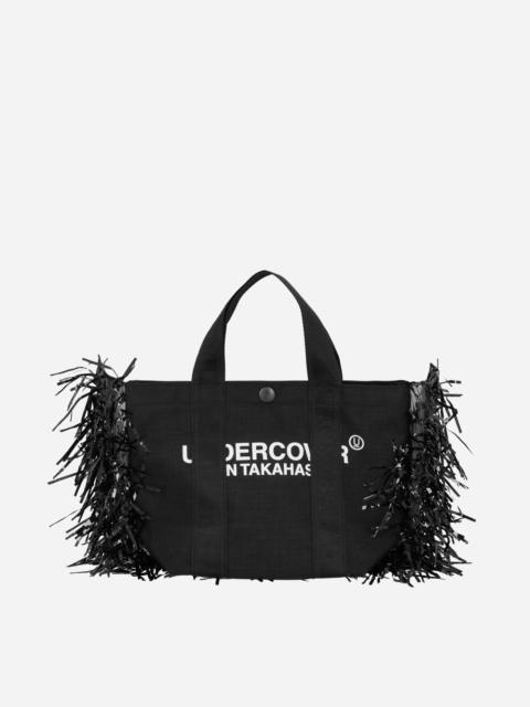 UNDERCOVER Fringe Nylon Tote Bag Black