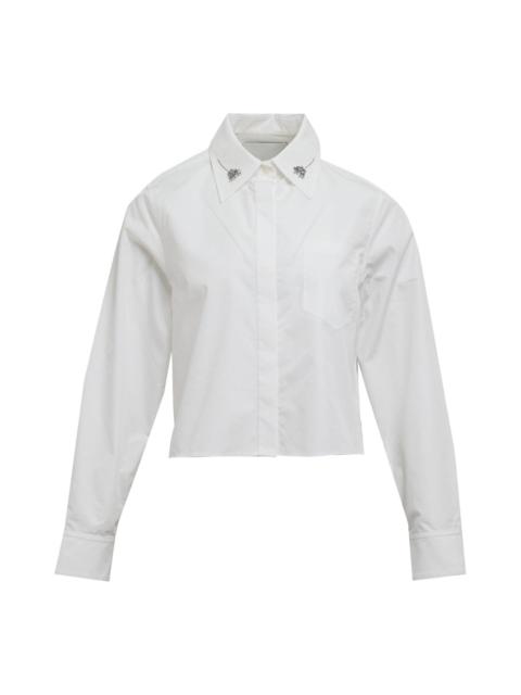 3.1 Phillip Lim Embellished Collar Long Sleeve Shirt