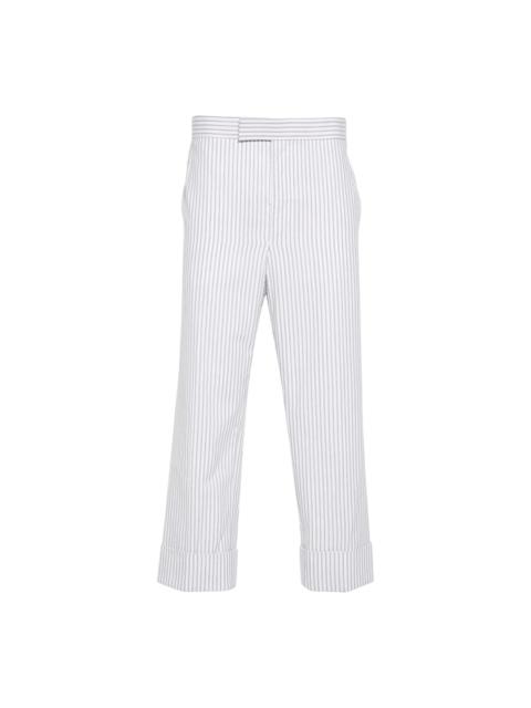 Thom Browne Low Rise Backstrap Trousers Men