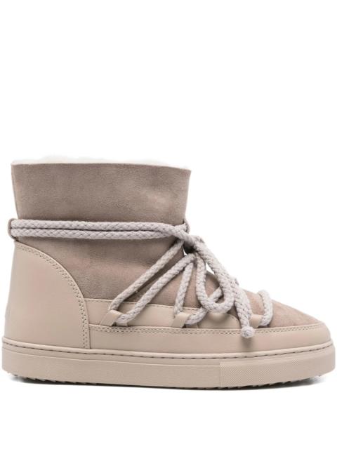 INUIKII suede lace-up boots