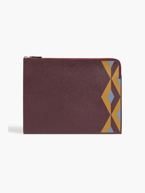 Other Designers Cadogan printed pebbled-leather pouch