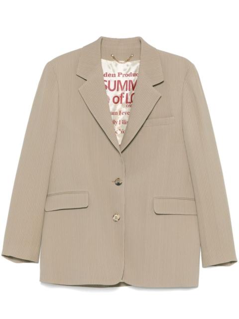 Golden Goose Golden Goose Pinstriped Single-breasted Blazer