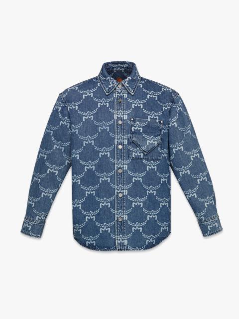 MCM Lauretos Monogram Denim Shirt