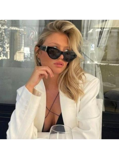 SAINT LAURENT NEW Saint Laurent SLM94 001 Black Grey Cat Eye Women Sunglasses