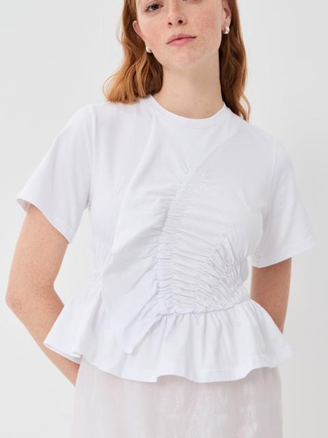 CECILIE BAHNSEN Ace T-Shirt Jersey White