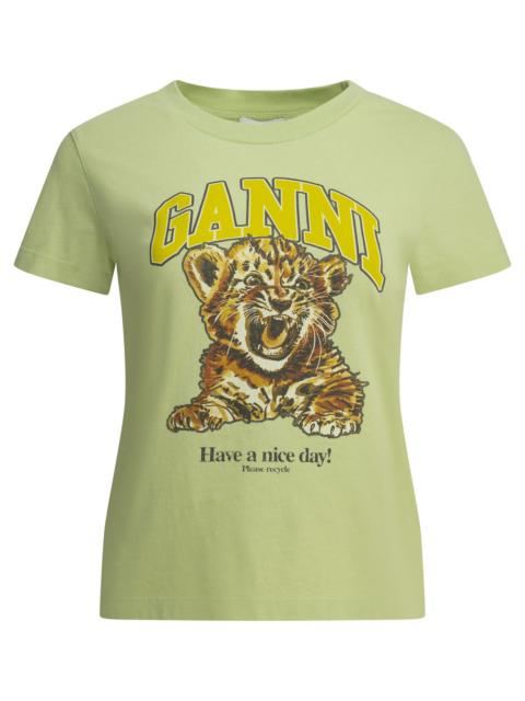 GANNI Ganni Baby Tiger Crewneck T-shirt