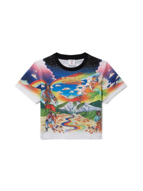 CASABLANCA La Musique Cropped T-Shirt | Casablanca Paris