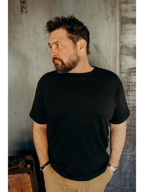 3sixteen PIMA NO POCKET T-SHIRT (2 PACK)- BLACK