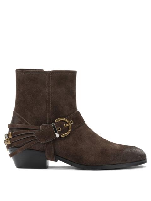 PINKO Pinko Suede Leather Boots Brown Women