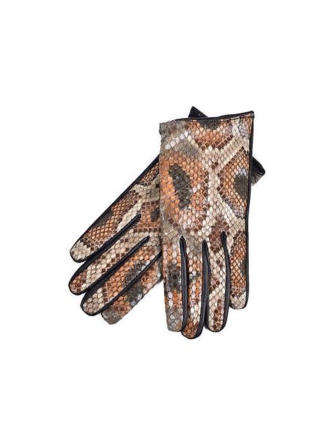 Brunello Cucinelli Brunello Cucinelli Women'S Python Skin Leather Gloves