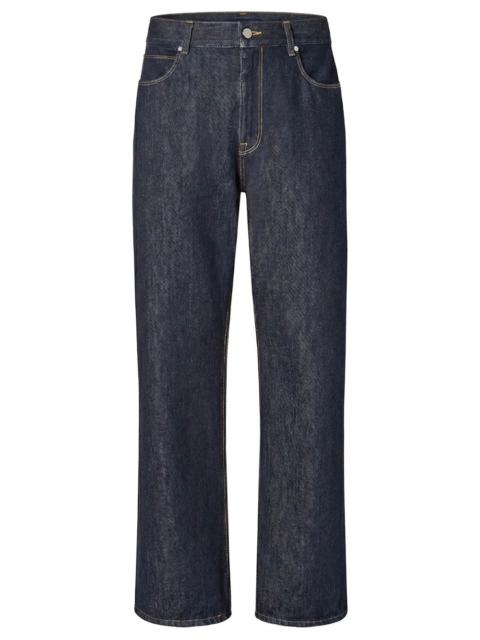 FENDI Fendi Men Denim Regular Blu Washed