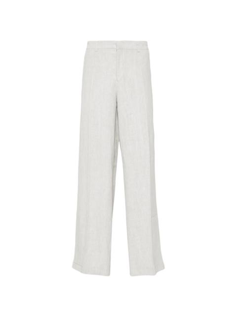straight-leg trousers