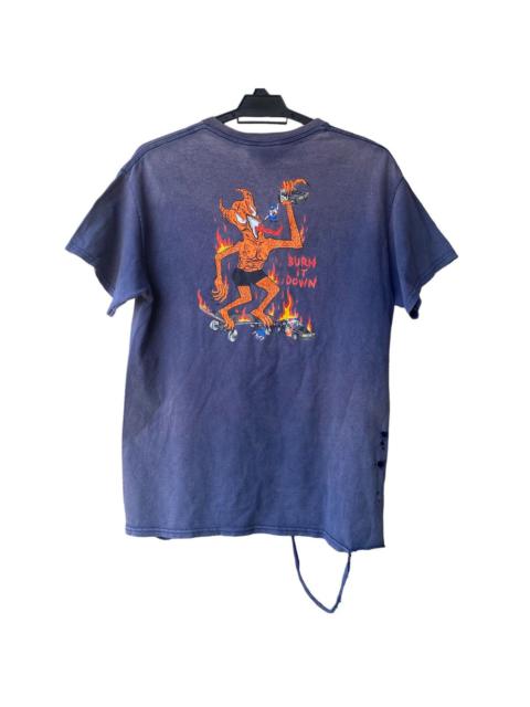 Other Designers Vintage Thrasher Burn It Down Destroyed Shirt