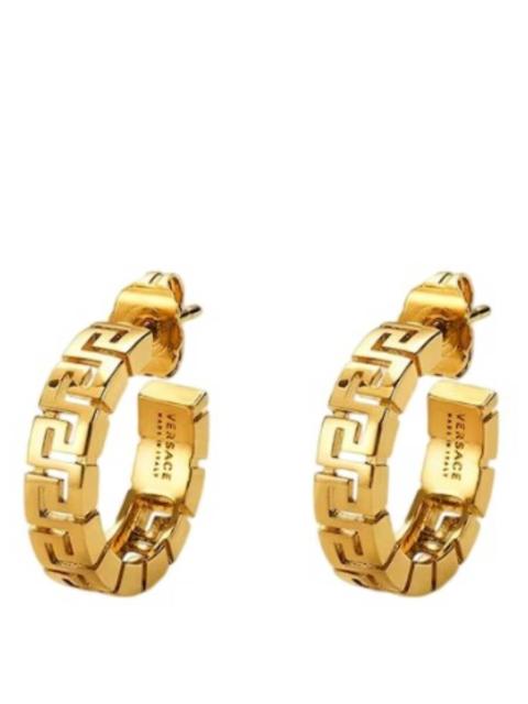 VERSACE Versace Gold-Toned Greca Pattern Earrings