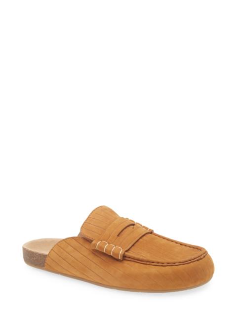 JW Anderson JW Anderson Stitch Penny Loafer Mule in Caramel 604 at Nordstrom