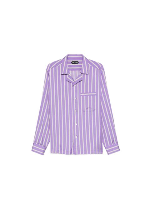 TOM FORD Tom Ford Purple Shirts Men