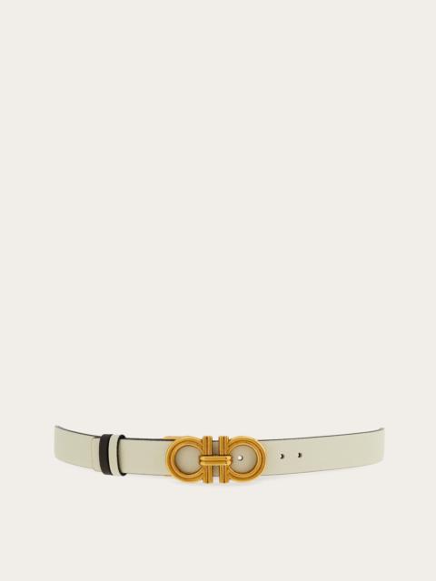 FERRAGAMO Reversible and adjustable Gancini belt