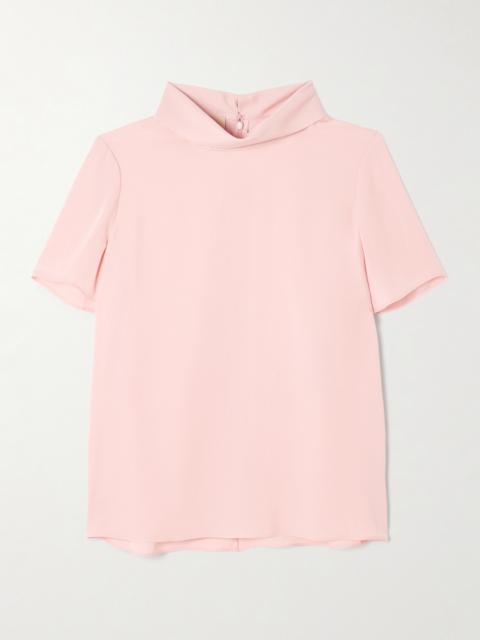 Valentino Silk-georgette Blouse