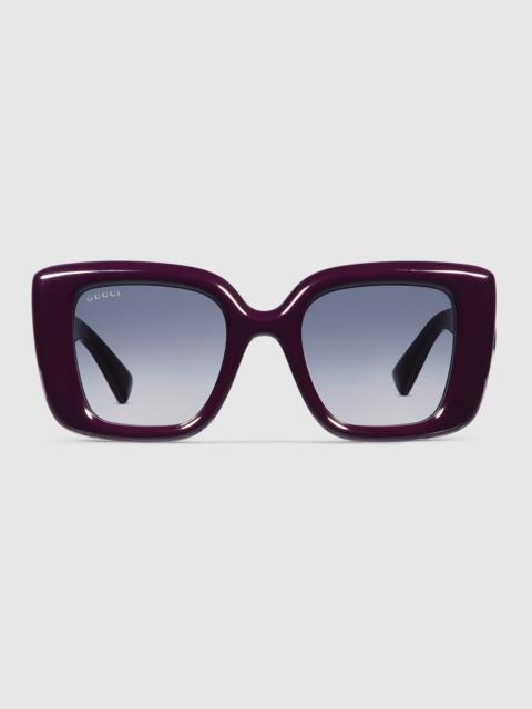 GUCCI Butterfly frame sunglasses