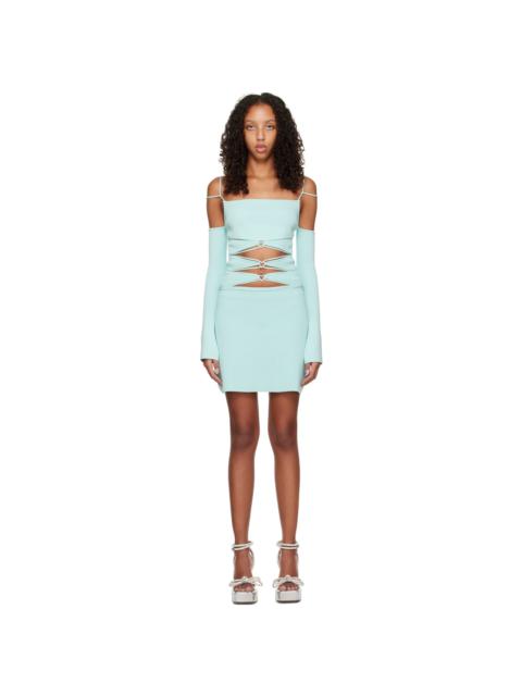 MACH & MACH Blue Kimberly Minidress