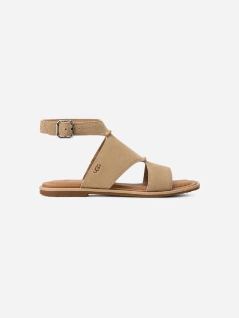 UGG ® Women's Delray Suede Sandals in Mustard Seed