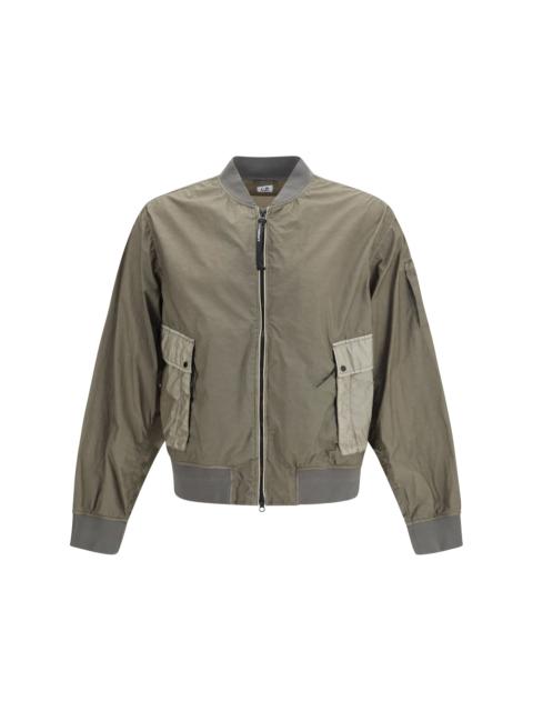C.P. Company C.P. Company Bi-TM Mixed Lens Bomber Jacket Gunmetal