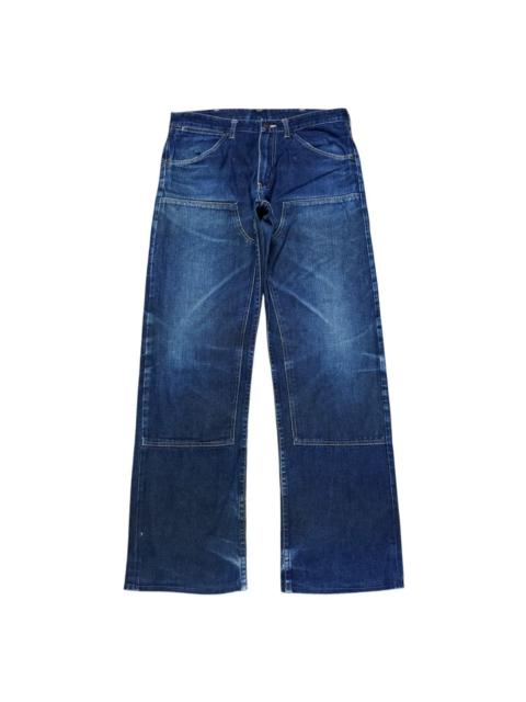 A BATHING APE® Bape Denim Double Knee Jeans Busy Works