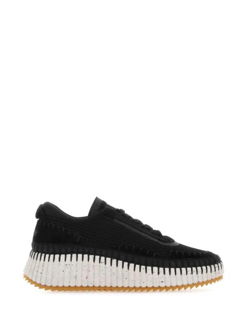 Chloé Chloe Women Black Fabric Nama Sneakers
