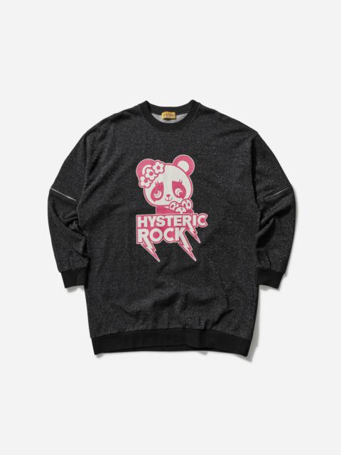 Hysteric Glamour Women's Hysteric Rock Panda Oversized Dress Black