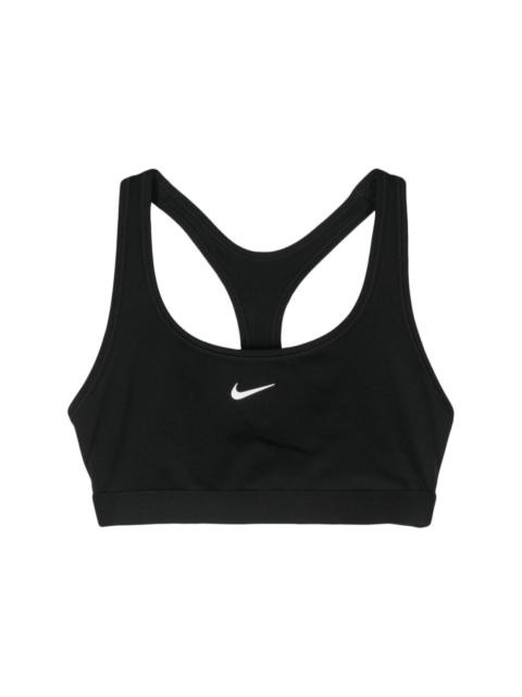 Swoosh-print sports bra