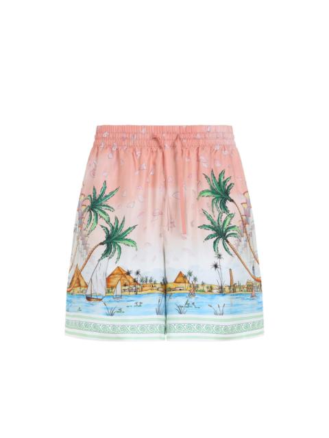 CASABLANCA Casablanca Pink Shorts - Track & Running Shorts Men