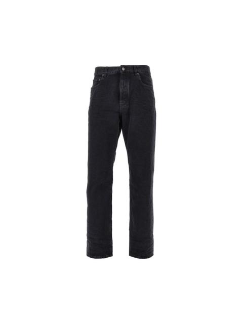 SAINT LAURENT Saint Laurent Tapered Leg Relaxed Fit Jeans Black