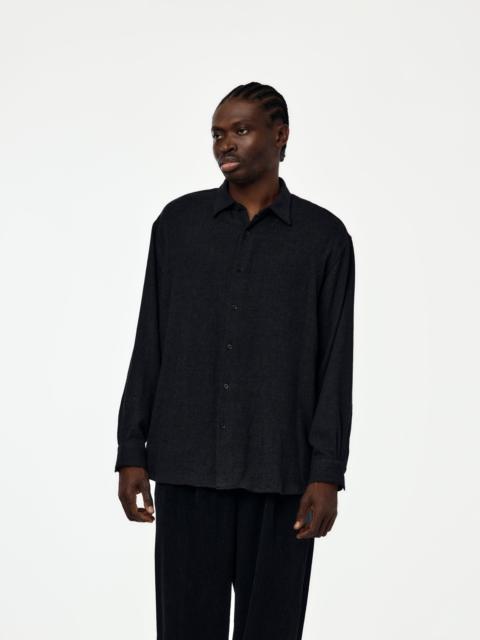 A.PRESSE WOOL REGULAR COLLAR SHIRT(CHARCOAL) SIS